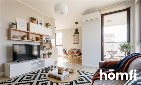 Nowoczesne 2 pokoje w sercu Mokotowa, 48 m², blisko biur mieszkanie Warszawa, Mokotów, Służewiec, Wynalazek