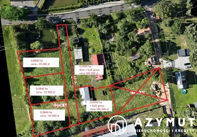 działka na sprzedaż 846m2 działka Juszowice
