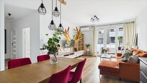 Nowoczesny 3-pokojowy apartament 69 m2 z dużymi przeszkleniami. mieszkanie Warszawa, Wilanów, Herbu Janina