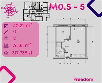 mieszkanie na sprzedaż 40m2 mieszkanie Bonin