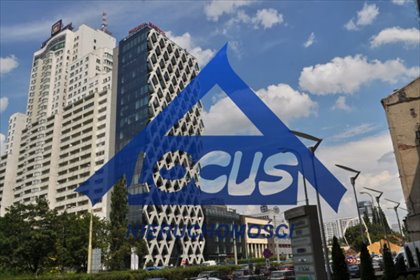 Nowoczesny biurowiec w centrum Warszawy, panoramiczny widok lokal użytkowy Warszawa, Wola