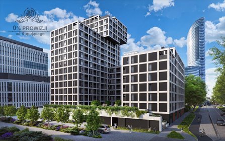 Widok na Sky Tower - 36,22 m² w prestiżowym apartamentowcu. mieszkanie Wrocław, Krzyki, Os. Powstańców Śląskich