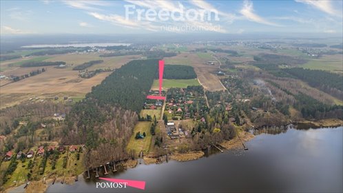 Działka pod dom letniskowy nad jeziorem Rumian (1079 m²) działka Rybno