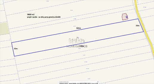 działka na sprzedaż 9800m2 działka Warszówka