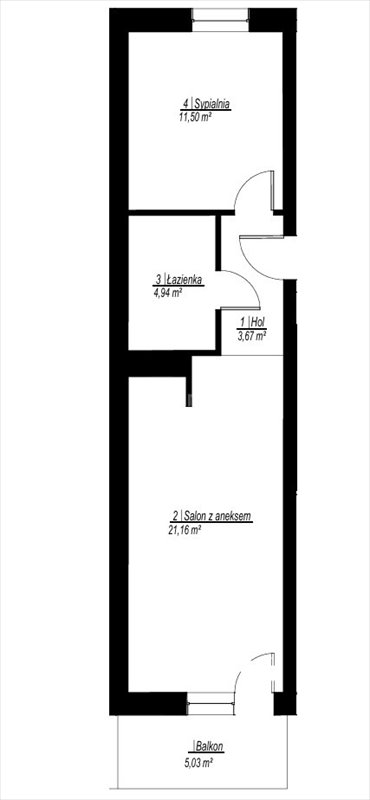 mieszkanie na sprzedaż 41m2 mieszkanie Poznań, Grunwald, Ptasia