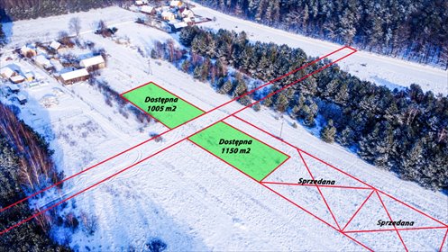 działka na sprzedaż 1005m2 działka Leszczydół-Nowiny, Daliowa