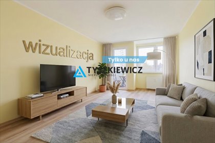 Przestronne 2-pokojowe mieszkanie po remoncie z balkonem i piwnicą mieszkanie Gdynia, Witomino, Stawna