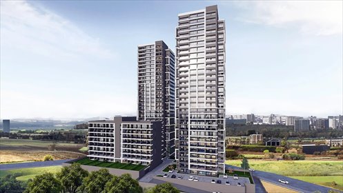 Nowoczesne 2-pokojowe mieszkanie z opcją duplex w prestiżu mieszkanie Taşpınar, Taşpınar, Gölbaşı, Ankara