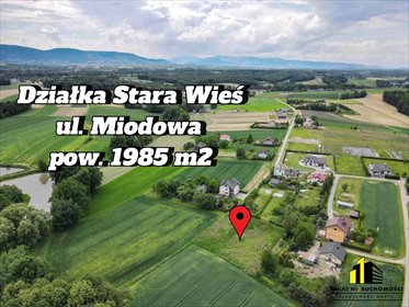 działka na sprzedaż 1985m2 działka Wilamowice