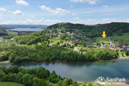 Działki z widokiem na Jezioro Myczkowieckie w Solinie. działka Solina