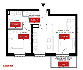 Nowoczesne 2-pokojowe mieszkanie nad Odrą z Smart Home mieszkanie Wrocław, Władysława Reymonta