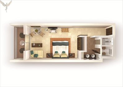 Apartament 36 m² z balkonem w White Sands Hotel & SPA - inwestycja lokal użytkowy White Sands Hotel SPA