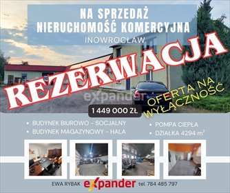 lokal użytkowy na sprzedaż 678m2 lokal użytkowy Inowrocław, Mątewska
