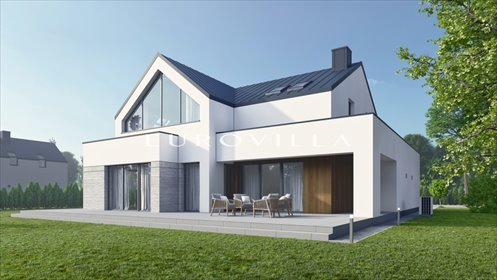 Nowoczesny dom 247m2 na zamkniętym osiedlu Wilanów dom Warszawa, Wilanów Zawady