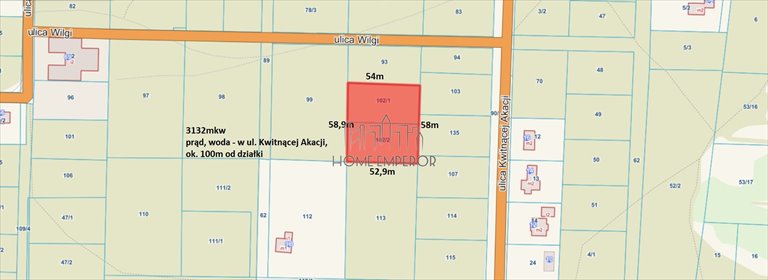 działka na sprzedaż 3132m2 działka Warszawa, Wawer, Radość, Wilgi