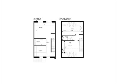 Nowoczesne 4-pokojowe mieszkanie z poddaszem i balkonem mieszkanie Piastów, Oginskiego