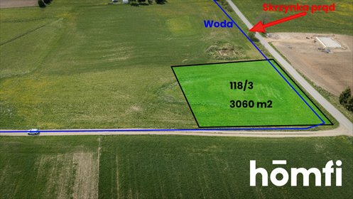 Na sprzedaż działka 3060 m² z widokiem na las i dostępem do jeziora działka Blanki