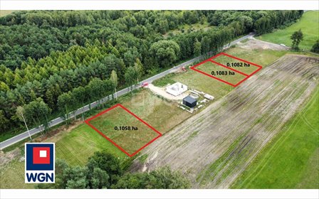 Działka budowlana 1035 m² w Kobyla Górze - las jezioro blisko działka Kobyla Góra, Bierzów, Bierzów