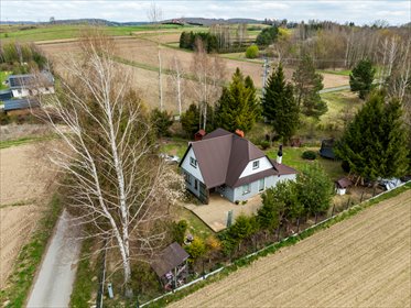 Urokliwy drewniany dom 114 m² na dużej działce 41 arów dom Bachórzec