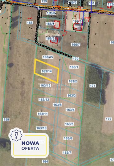 działka na sprzedaż 1552m2 działka Klimki