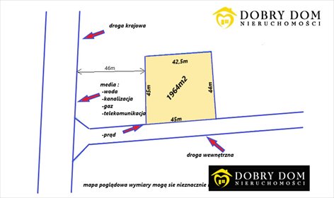 Sprzedam działkę 1964 m² pod zabudowę w Hryniewiczach działka Hryniewicze