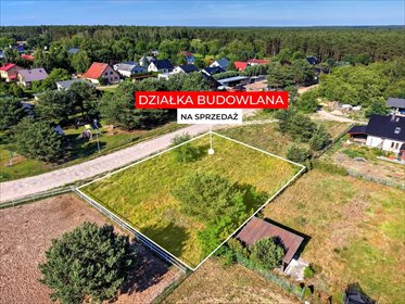 Sieraków -działka 1038m² MPZP MN/U  kraina jezior działka Sieraków, Kasztanowa