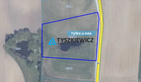 działka na sprzedaż 3030m2 działka Wysin