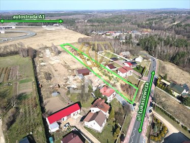 Działka usługowo-mieszkaniowa 4500 m² Szarlejka, media, inwestycja działka Szarlejka, Łukaszewicza