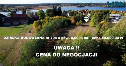 działka na sprzedaż 906m2 działka Świętajno, Świętajno, Świętajno