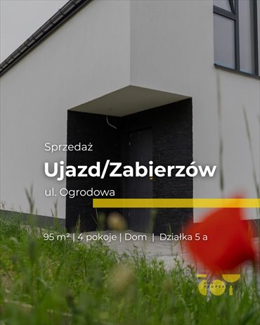 Dom wolnostojący 95 m² z ogrodem, szybki do Krakowa dom Ujazd