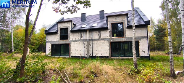 Nowoczesny bliźniak 140m2 w cichej zielonej okolicy dom Adamowizna