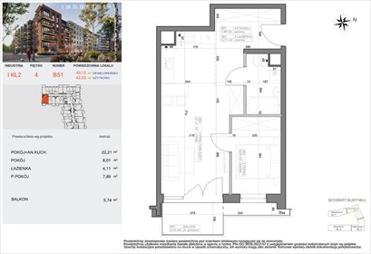 mieszkanie na sprzedaż 42m2 mieszkanie Bydgoszcz, Bocianowo, Pomorska