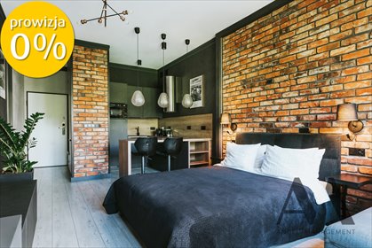 Nowoczesne studio z tarasem i miejscem parkingowym. mieszkanie Wrocław, Walońska