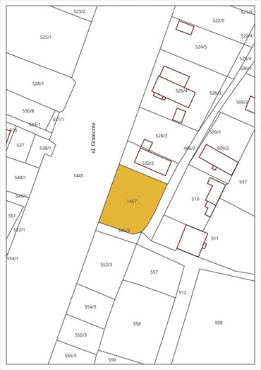 działka na sprzedaż 471m2 działka Stalowa Wola, Graniczna