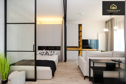 Nowoczesny 36m2 apartament z panoramicznymi oknami i balkonem mieszkanie Warszawa, Wola, Prosta