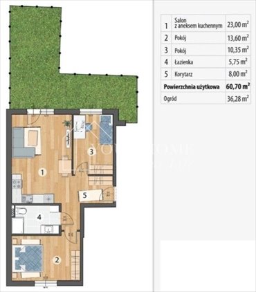 mieszkanie na sprzedaż 61m2 mieszkanie Smolec