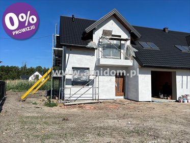 Nowoczesny bliźniak 154 m2 z garażem i dużą działką dom Dobczyn