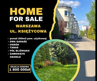 dom na sprzedaż Warszawa Bielany Księżycowa 263 m2