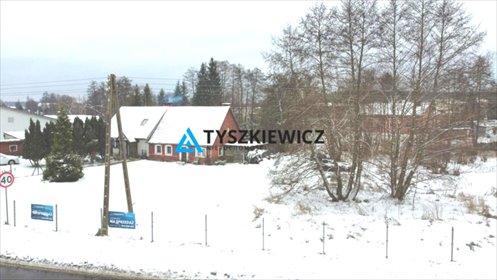 Uzbrojona działka w centrum Dębnicy Kaszubskiej z domem działka Dębnica Kaszubska, ks. Antoniego Kani