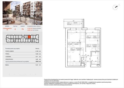 mieszkanie na sprzedaż 40m2 mieszkanie Bydgoszcz, Bielawy, Jana Karola Chodkiewicza