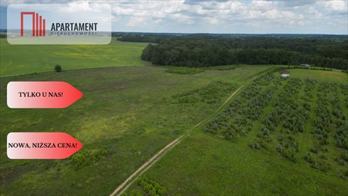 Polecam działki 3000 m² z widokami i dostępem do jezior działka Miradowo