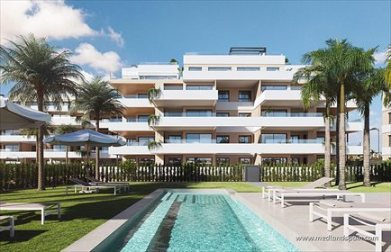 Nowoczesny apartament z widokiem na jezioro w Murcji mieszkanie Los Alcázares