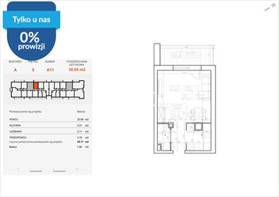 Polecam nowoczesny apartament 29,73 m² z systemem smart home mieszkanie Bydgoszcz, Bielawy, Jana Karola Chodkiewicza