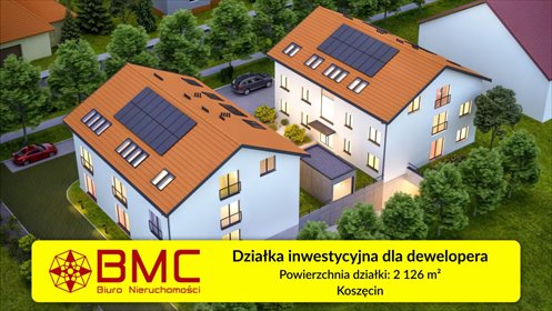 działka na sprzedaż 2126m2 działka Koszęcin, Jesienna