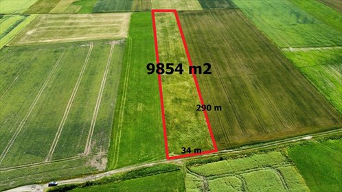 Sprzedam działkę rolną z możliwością zabudowy 9854 m² w Woźnikach działka Woźniki