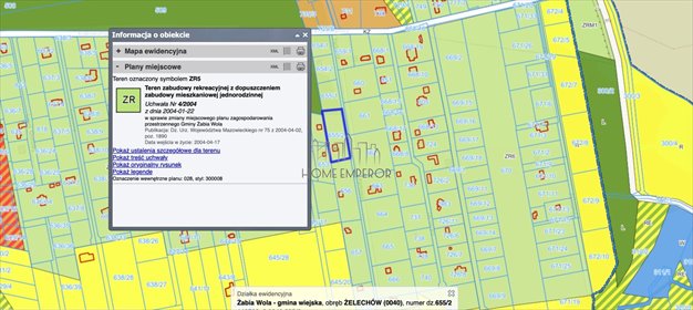 działka na sprzedaż 2409m2 działka Żelechów, Parkowa