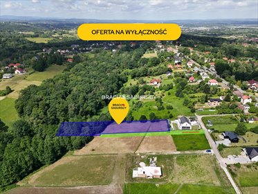 Rezydencyjna działka z pozwoleniem na budowę i projektem domu działka Libertów, Południowa