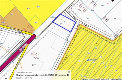 działka na sprzedaż 5598m2 działka Głowno, Łowicka