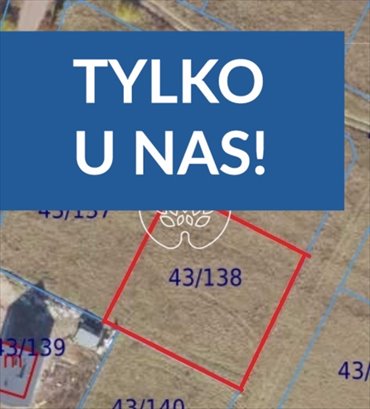 Działka budowlana 1158 m² w spokojnej okolicy z mediami działka Żurczyn