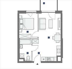 mieszkanie na sprzedaż 38m2 mieszkanie Warszawa, Mokotów, Służewiec, Bokserska